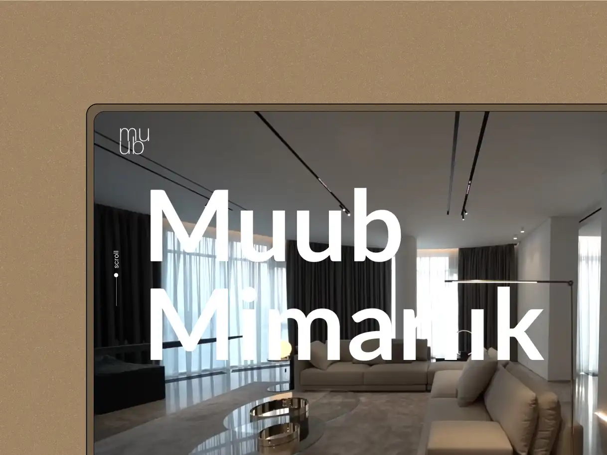 Muub Mimarlık – Frontend projesi