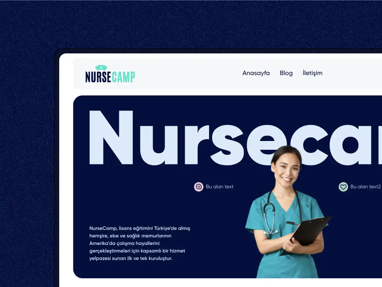 Nursecamp – Frontend projesi
