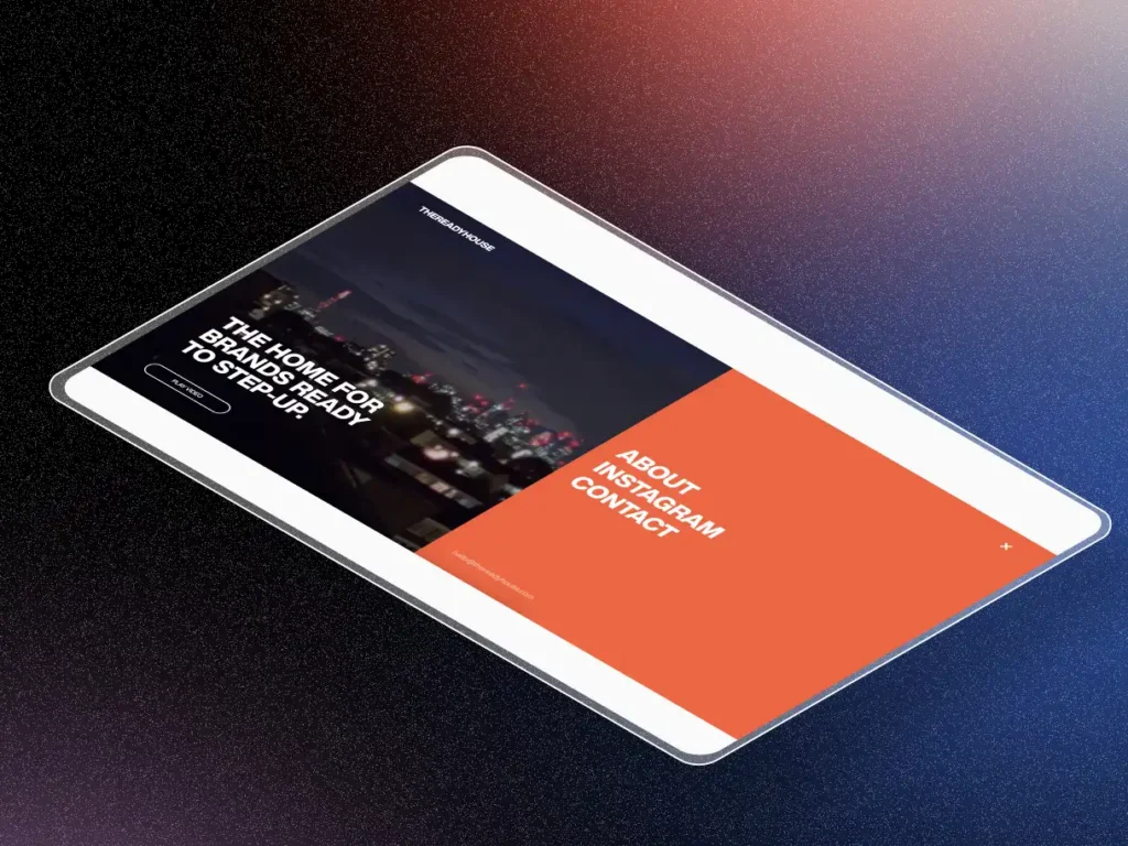 The Ready House – Frontend projesi ekran görüntüsü 2