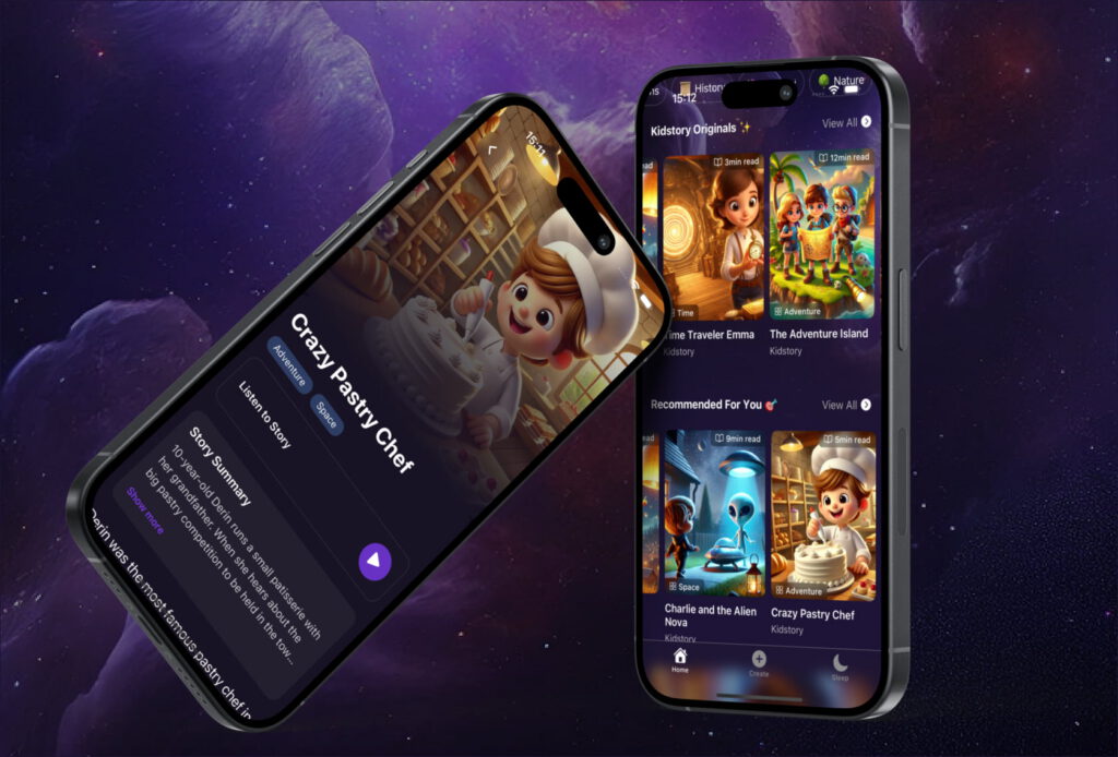 Kidstory – IOS App projesi ekran görüntüsü 2