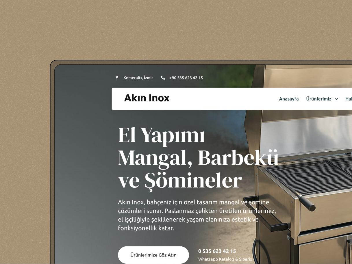 Akın Inox – Wordpress projesi