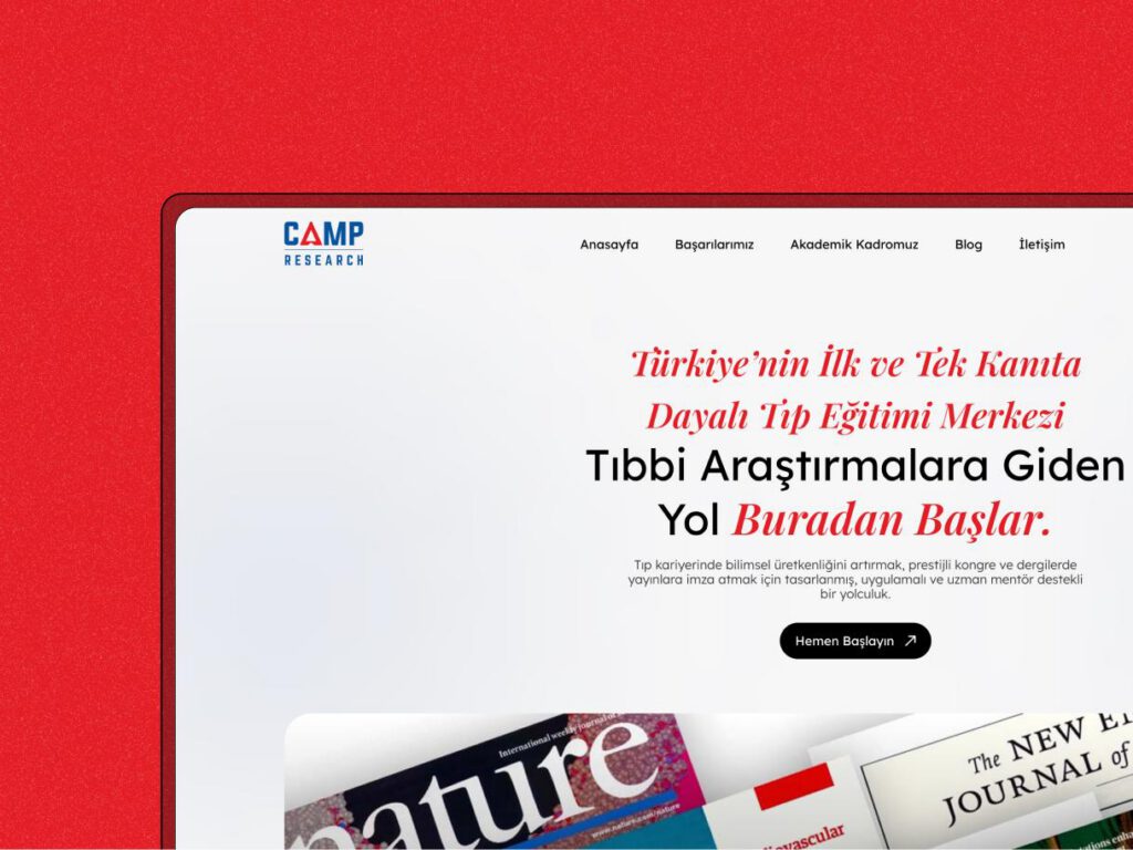 Researchcamp – Wordpress projesi